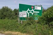 Stile and Junction 17 - Geograph - 4565928.jpg