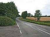 B1176 looking towards Old Somerby - Geograph - 211730.jpg