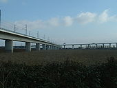 A282 Dartford Crossing and Channel Tunnel Rail Link, Purfleet - Coppermine - 7768.jpg