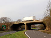 M45 bridge over A45 at Dunchurch - Geograph - 1090460.jpg