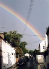 Rainbow over Tynwald Road, Peel (C) David Pickersgill - Geograph - 522928.jpg