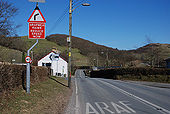 The A483 in Cwrt - Geograph - 1703806.jpg