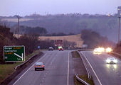 A55 near the Caernarfon turnoff - Geograph - 117083.jpg