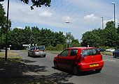 Roundabout at junction of B2037 (East Grinstead road) and B2036 (Horley to Balcombe) Road, Near Crawley, West Sussex - Geograph - 27700.jpg
