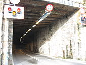 South Entrance to the Relief Road Tunnel under Y Maes - Geograph - 289312.jpg