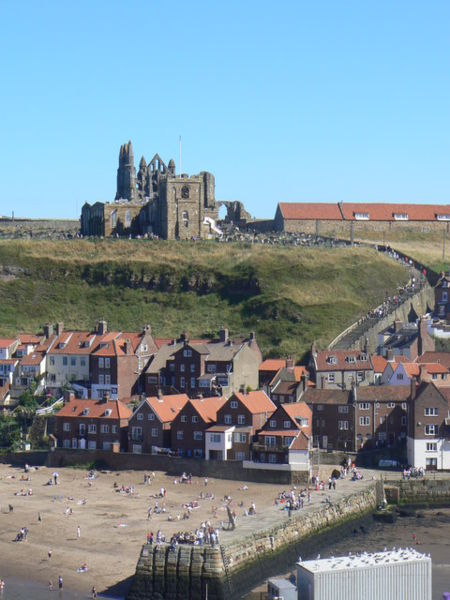 File:Whitby Abbey and steps - Geograph - 1031699.jpg