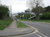 Footbridge over Green Street Green Road - Geograph - 1245790.jpg