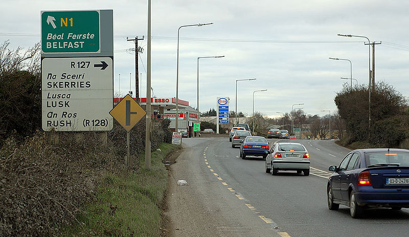 File:N1 sign north of Swords - Coppermine - 9337.jpg