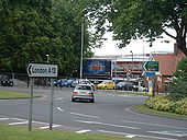 A127 Victoria Avenue junction, Southend - Coppermine - 13944.JPG