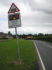 Gallery Warning Sign Level Crossing With Gates Or Barriers Roader S Digest The Sabre Wiki