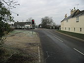 Looking W along the Malmesbury Road near Leigh - Geograph - 1107127.jpg