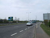 The A414 junction with the A1.jpg