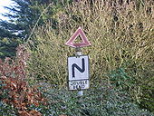 Double Bend sign. - Coppermine - 21316.JPG