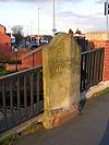 Milestone, Patricroft Bridge, Eccles - Geograph - 2343.jpg