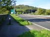 Cycle lane at Bankfoot roundabout - Geograph - 5776033.jpg