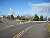 Roundabout on A5480 - Geograph - 1731882.jpg