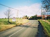 Great Bradley, southern approach to the village - Geograph - 47870.jpg