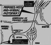 Moreton Spur extension plan 1967