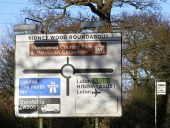 Kidney Wood Roundabout Roadsign - Geograph - 3292861.jpg