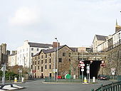 The South Entrance to the Road Tunnel under Y Maes - Geograph - 289306.jpg
