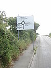 IOM Route Sign For Roundabout From A7 - Coppermine - 13356.JPG