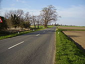 Thorney River meets B1040 - Geograph - 393950.jpg