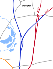 Chichley Hill Roundabout original proposal.png