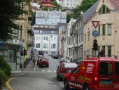 Norway, Bergen Traffic Signal Red Arrow - Coppermine - 14160.JPG