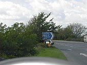 A601(M) Sign - Coppermine - 2138.jpg