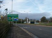 Approaching the Sprucefield Roundabout - Geograph - 3328328.jpg