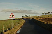 Road junction on the B992 - Geograph - 666136.jpg